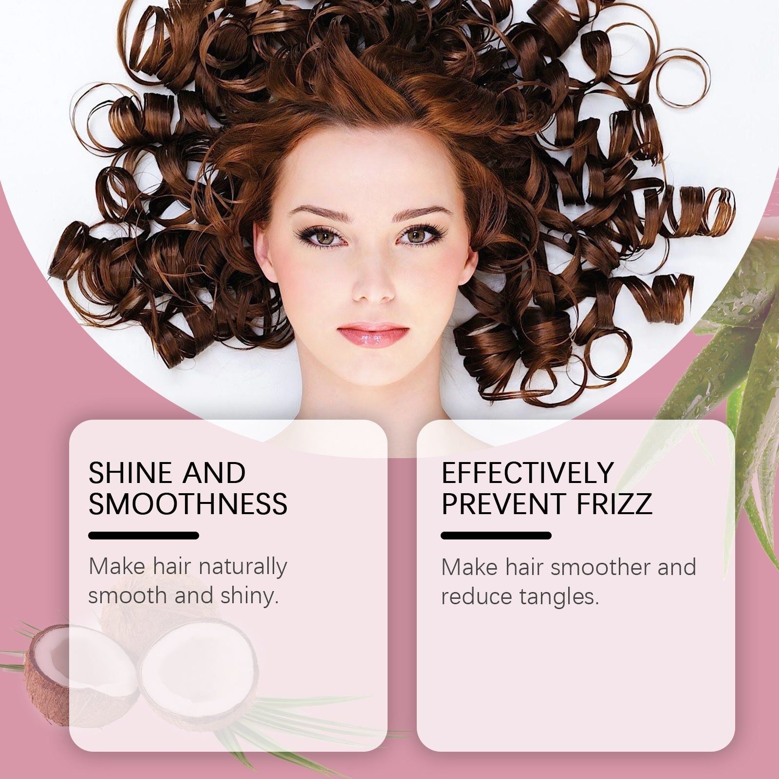 Curl Styling Cream for Natural Luster, Moisturizing, Frizz Control, Shine ,114g