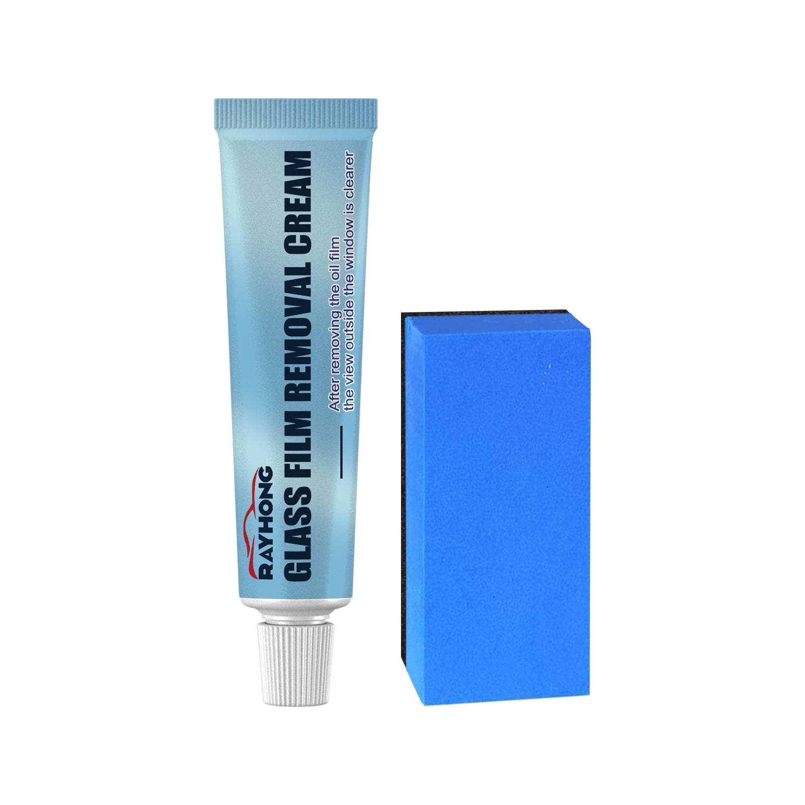 Car Glass Cleaning Kit, Oil Film Remover, Windshield Decontamination, Easy Car Glass Repair ,30g