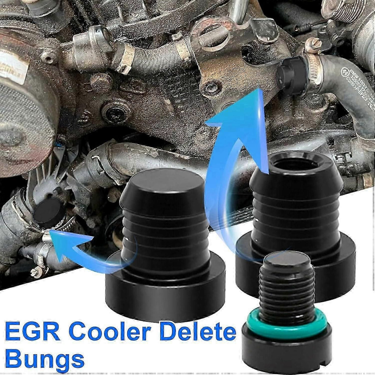 M47N2 M57N2 EGR Delete Kit Compatible with BMW Diesel Engines
