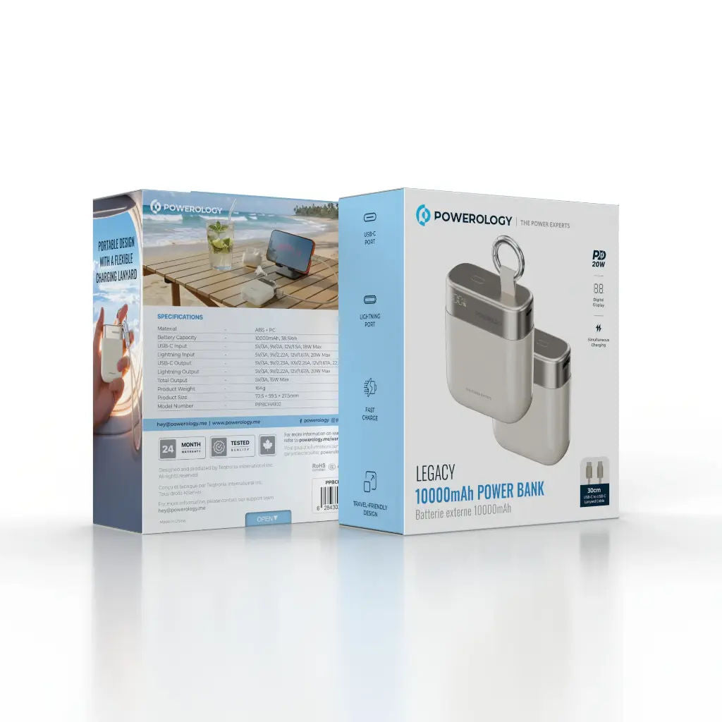 POWEROLOGY LEGACY 10000mAh POWER BANK