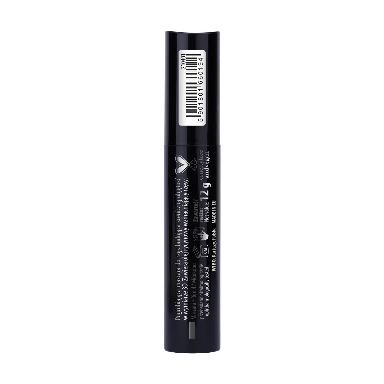 NAM Temptation Volume Drama Mascara, Vegan Volumizing Lash Mascara With Castor & Calendula, 8gm