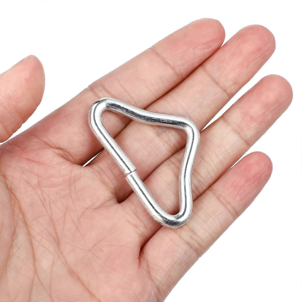 20pcs Trampoline Mesh Triangle Buckles Rust Resistant Repair Parts