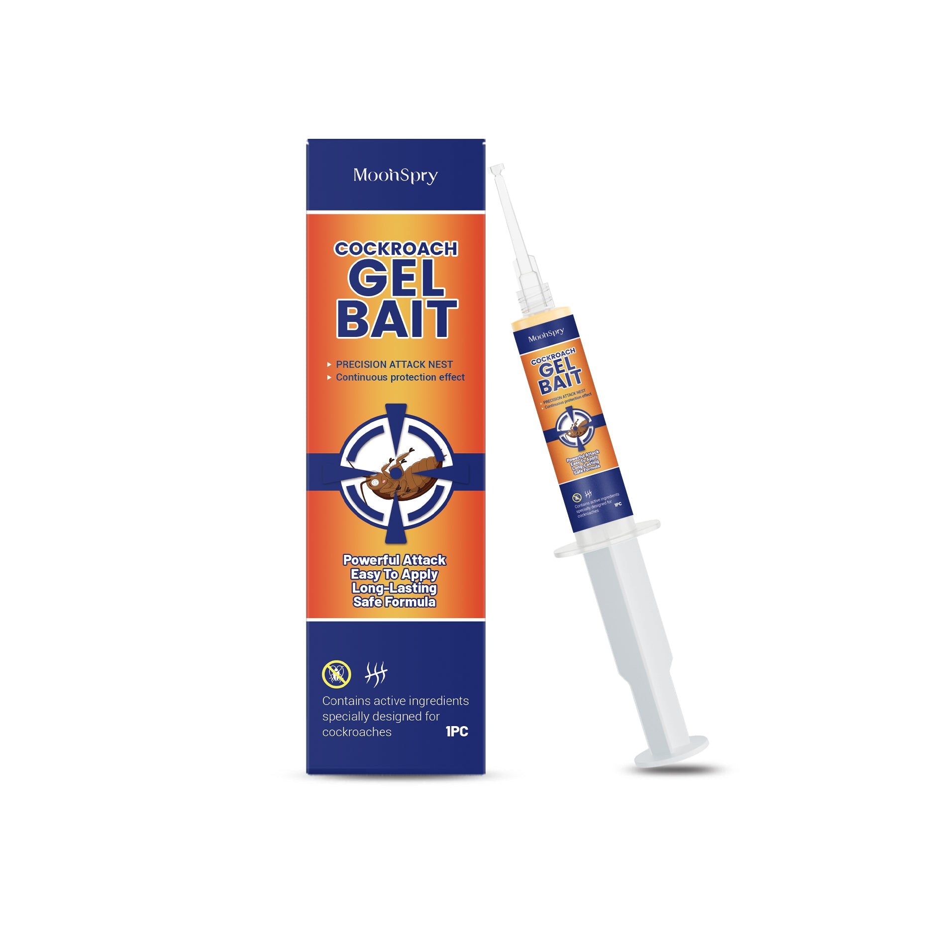 Effective Cockroach Gel Bait for Household Cleaning, Eco-Friendly Pest Control, Safe and Portable ,1pcs