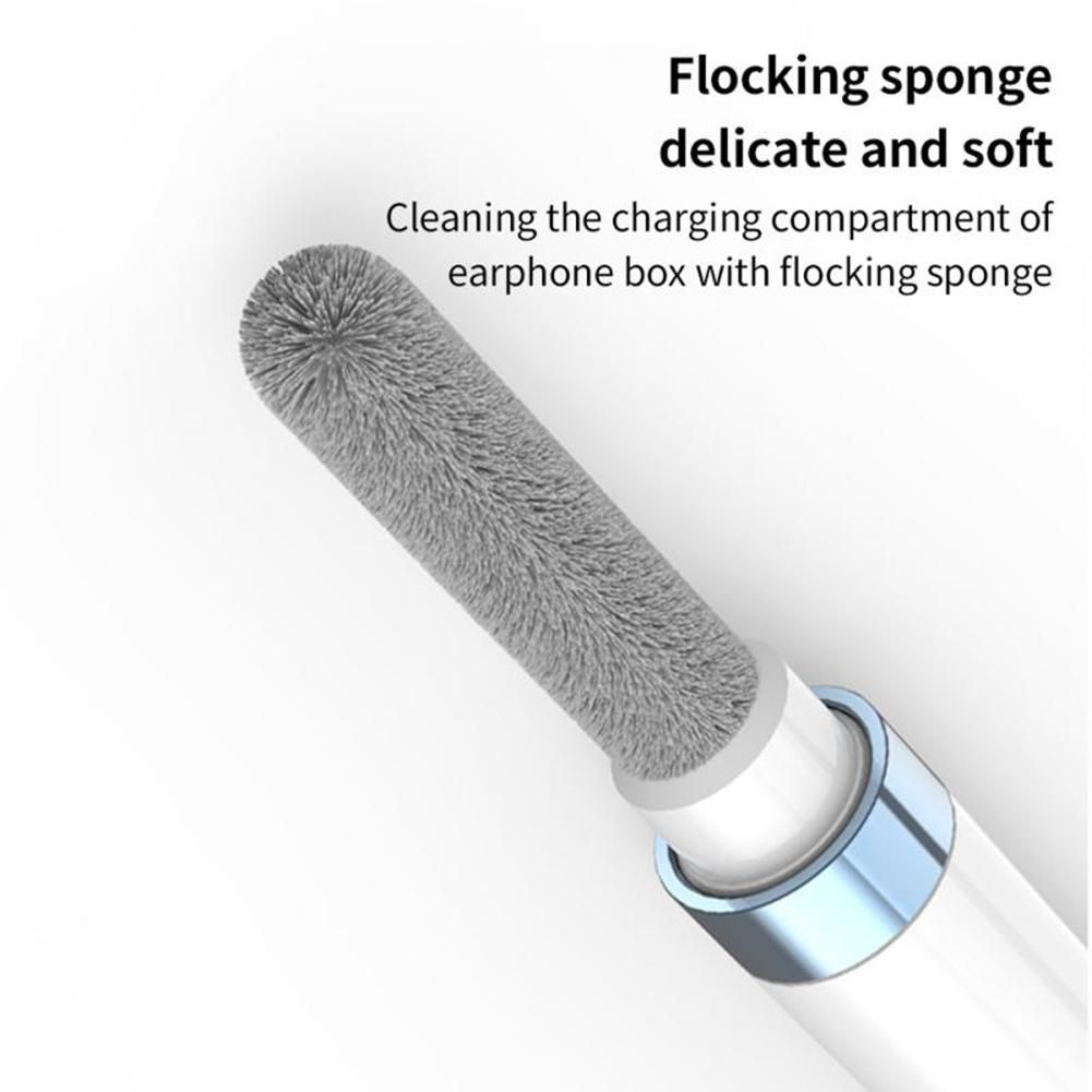 3 In 1 AirPods IPhone Cleaning Kit Tool Cleaning Pen With Flocking Sponge Soft Brush