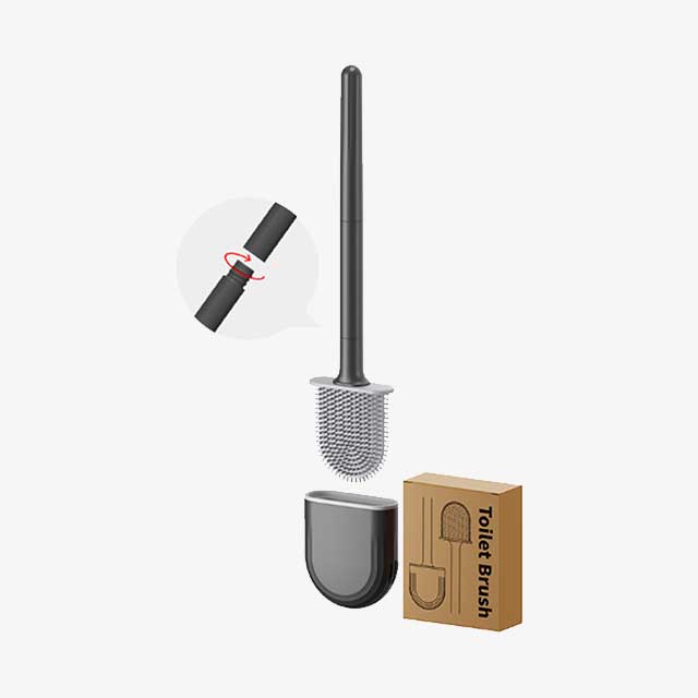 Deep Cleaner Detachable Silicone Toilet Brush - Hygienic, Durable & Easy to Clean Toilet Cleaning Brush