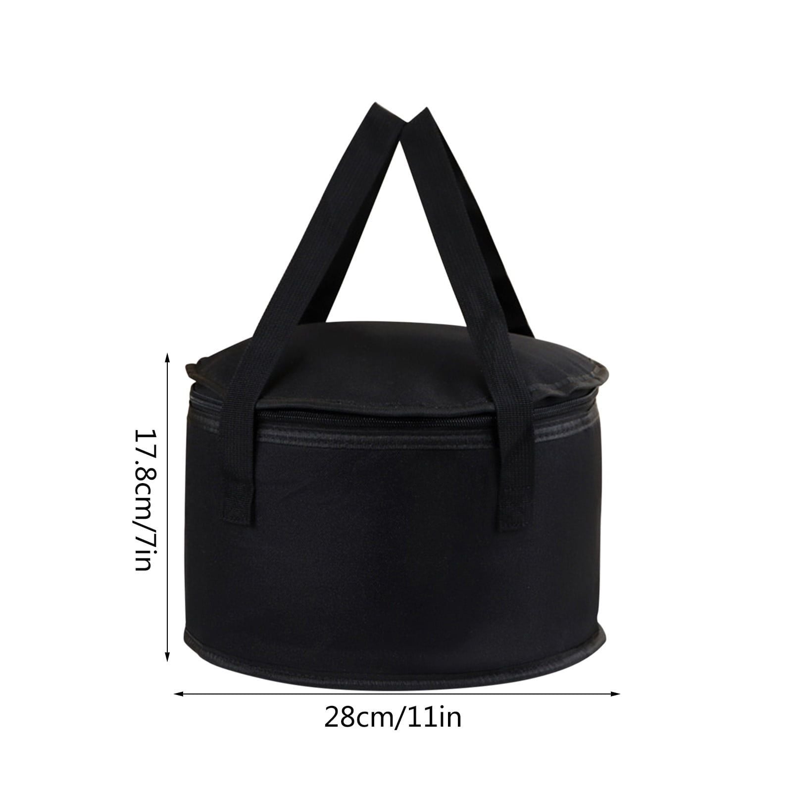 Round Lunch Bags Insulated Thermal Pastry Pie Carrier Reusable Cake Cooler