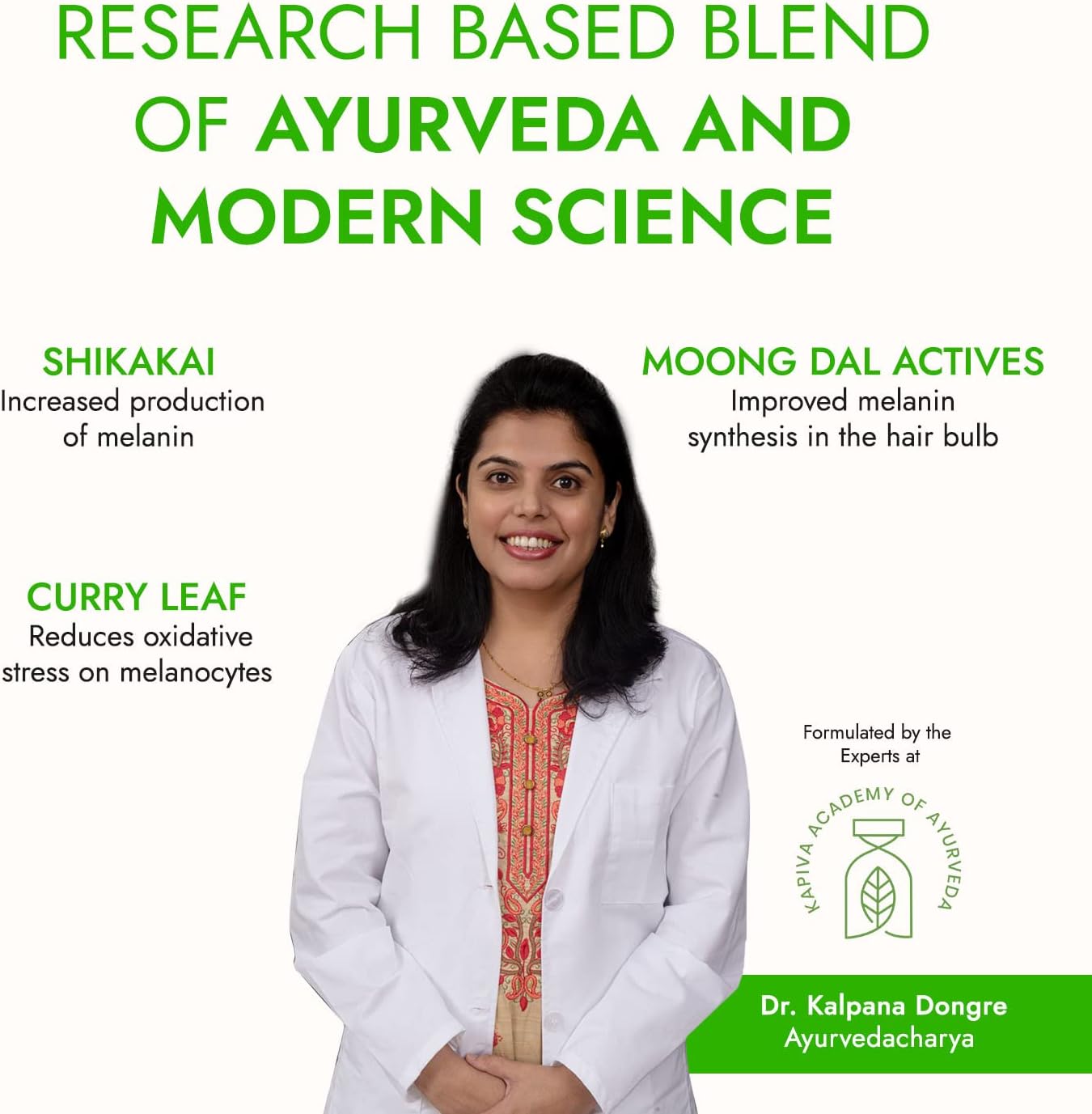 KAPIVA Grey Control Curry Leaf Hair Oil 200 ml