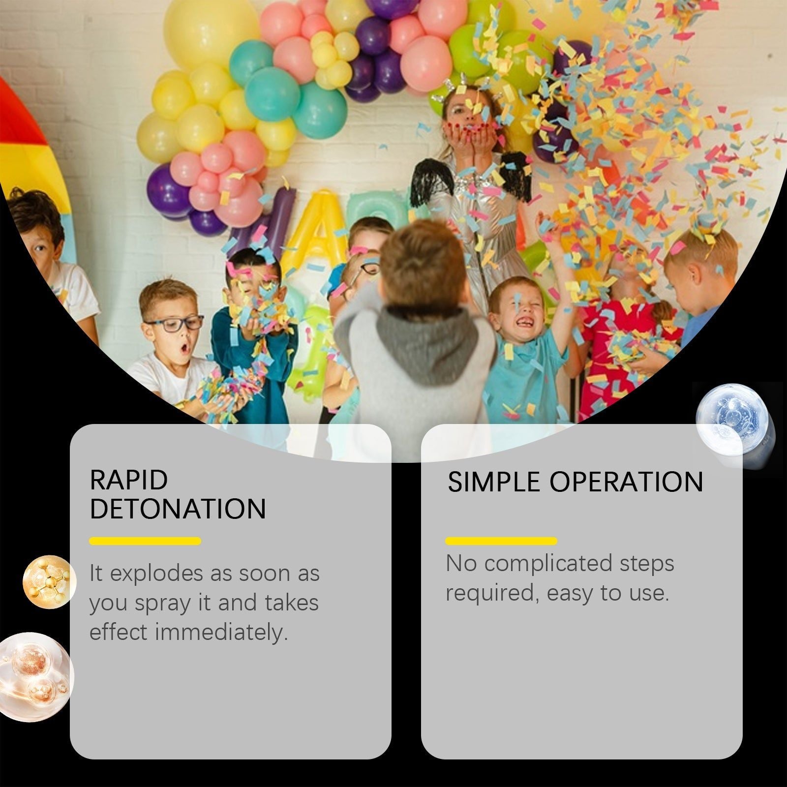 Create a Festive Atmosphere with Balloon Agent, Safe Wedding Room Decor, Easy to Use ,100ml