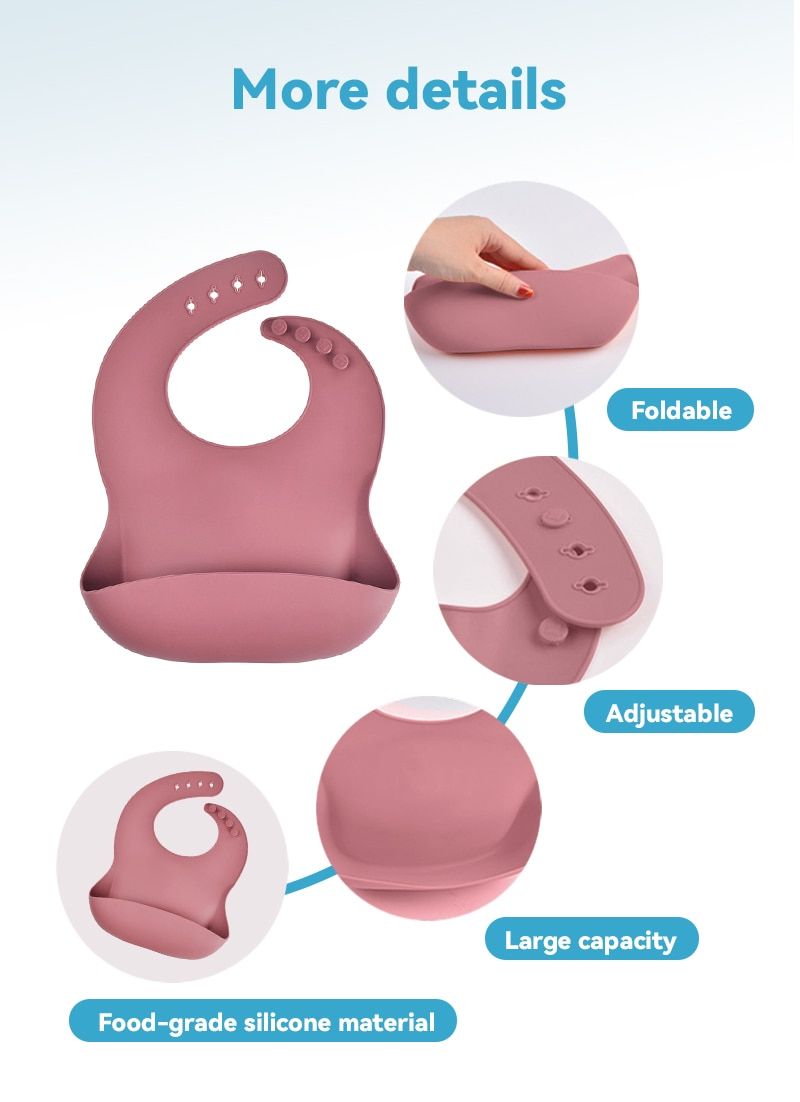 8Pcs Baby Feeding Set Children Silicone Non Slip BPA Free Tableware Set
