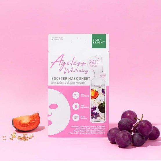Ageless Whitening Booster Mask Sheet 20g <br/> BABY BRIGHT (F)