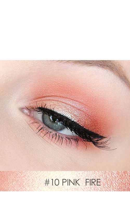 Focallure Waterproof Eyeshadow Stick - 12 Color Palette for Long-lasting Eye Makeup