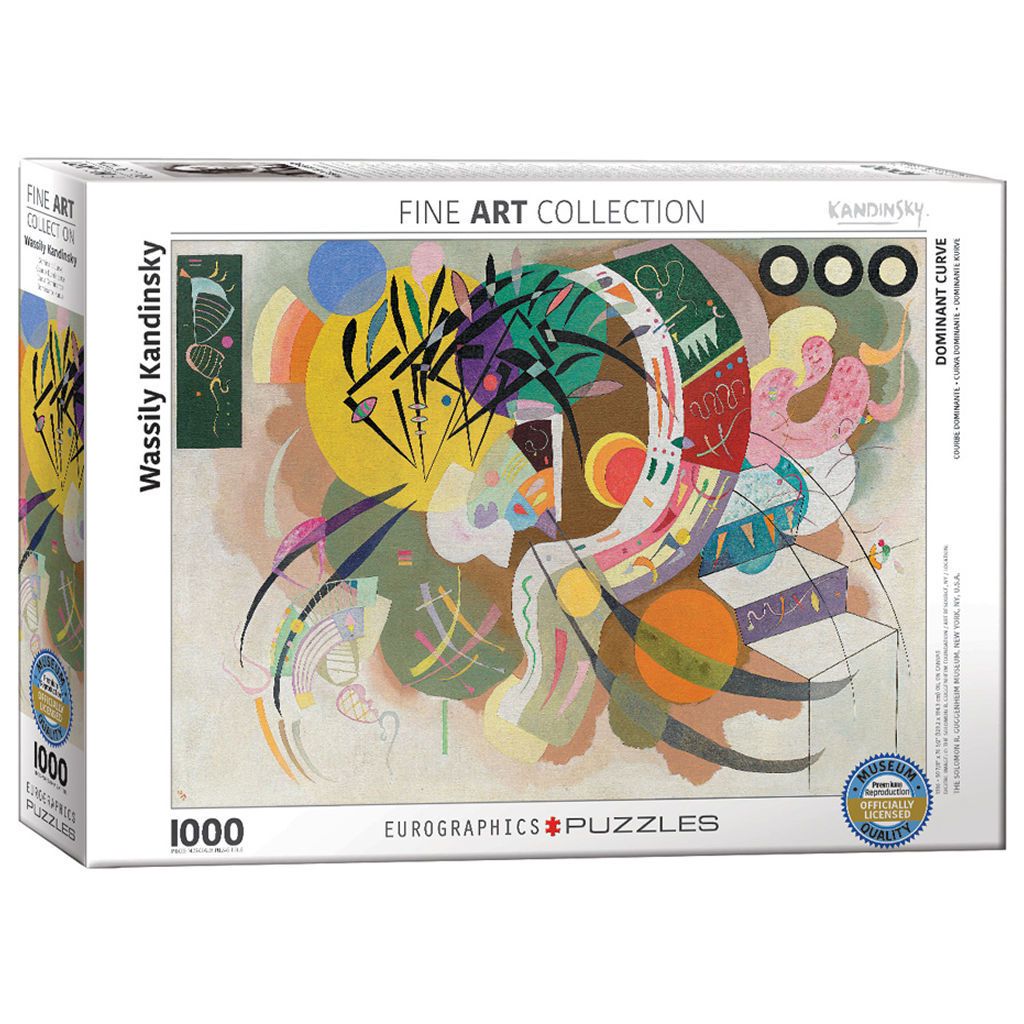 Dominant Curve by Wassily Kandinsky 1000-Piece Puzzle