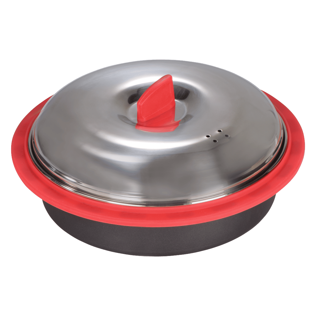 XAVAX 111493 Microwave Pot with Cover, 1.5 l, Up to 900W, Diameter 25.2cm, Height 10.6cm