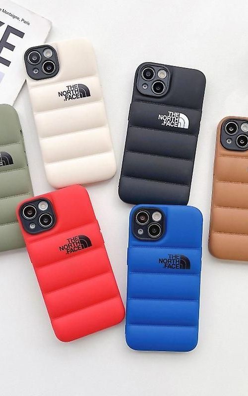 For iPhone 13 Series - 3D Cute Shockproof Cover, Winter Down Jacket Puffer Soft Cloth Case For iPhone 13/13 Pro/13 Pro Max