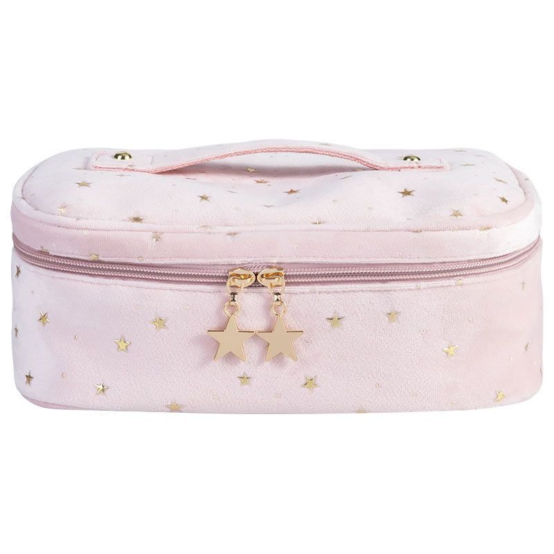 Velvet Makeup Bag Set