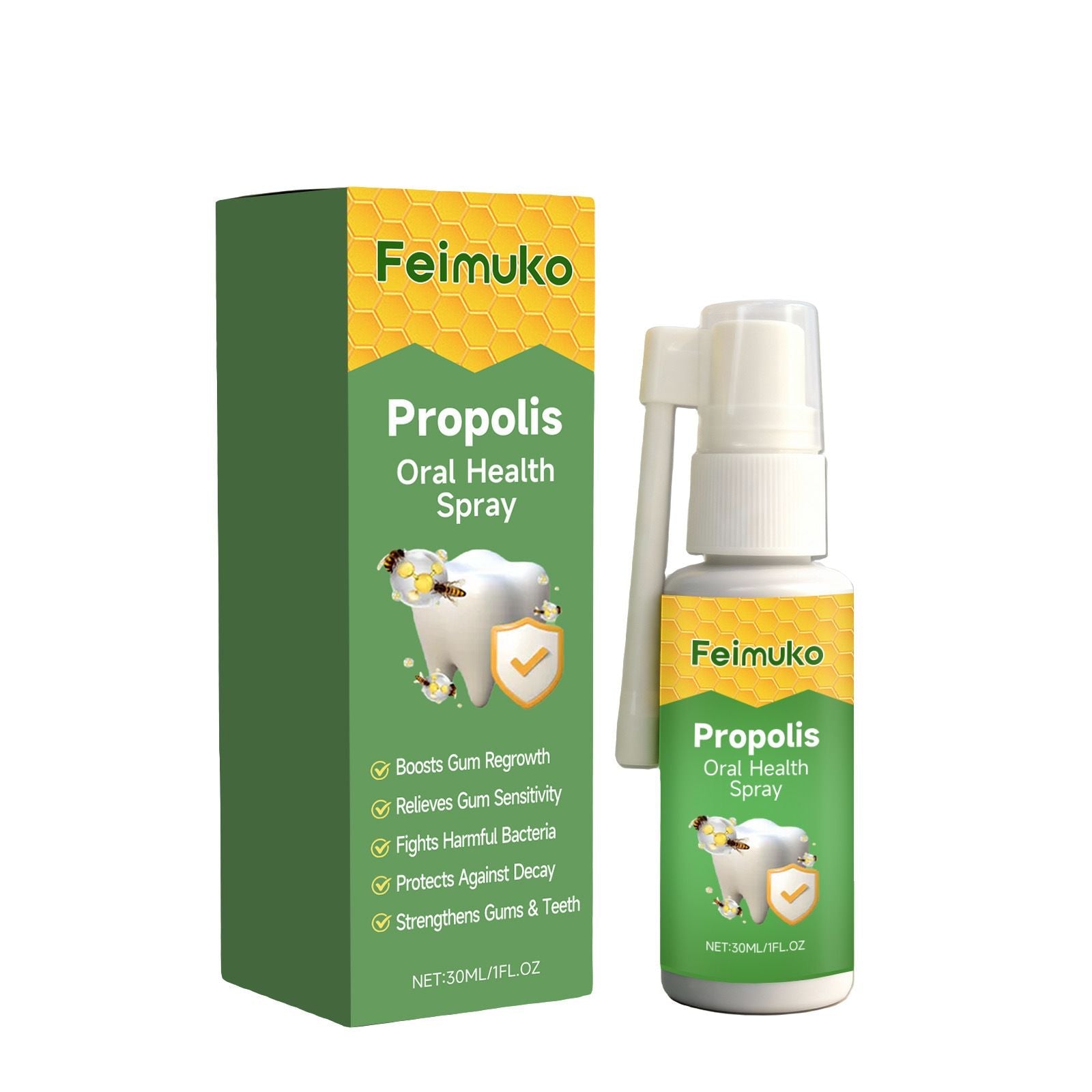 Propolis Oral Care Spray Fresh Breath Mouth Spray 30ml