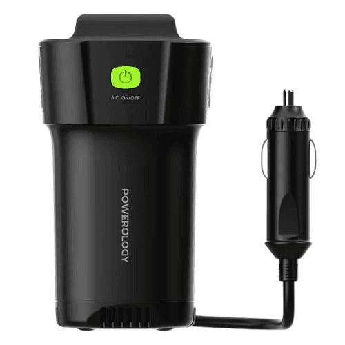 Powerology 150W Cup Holder Power Inverter