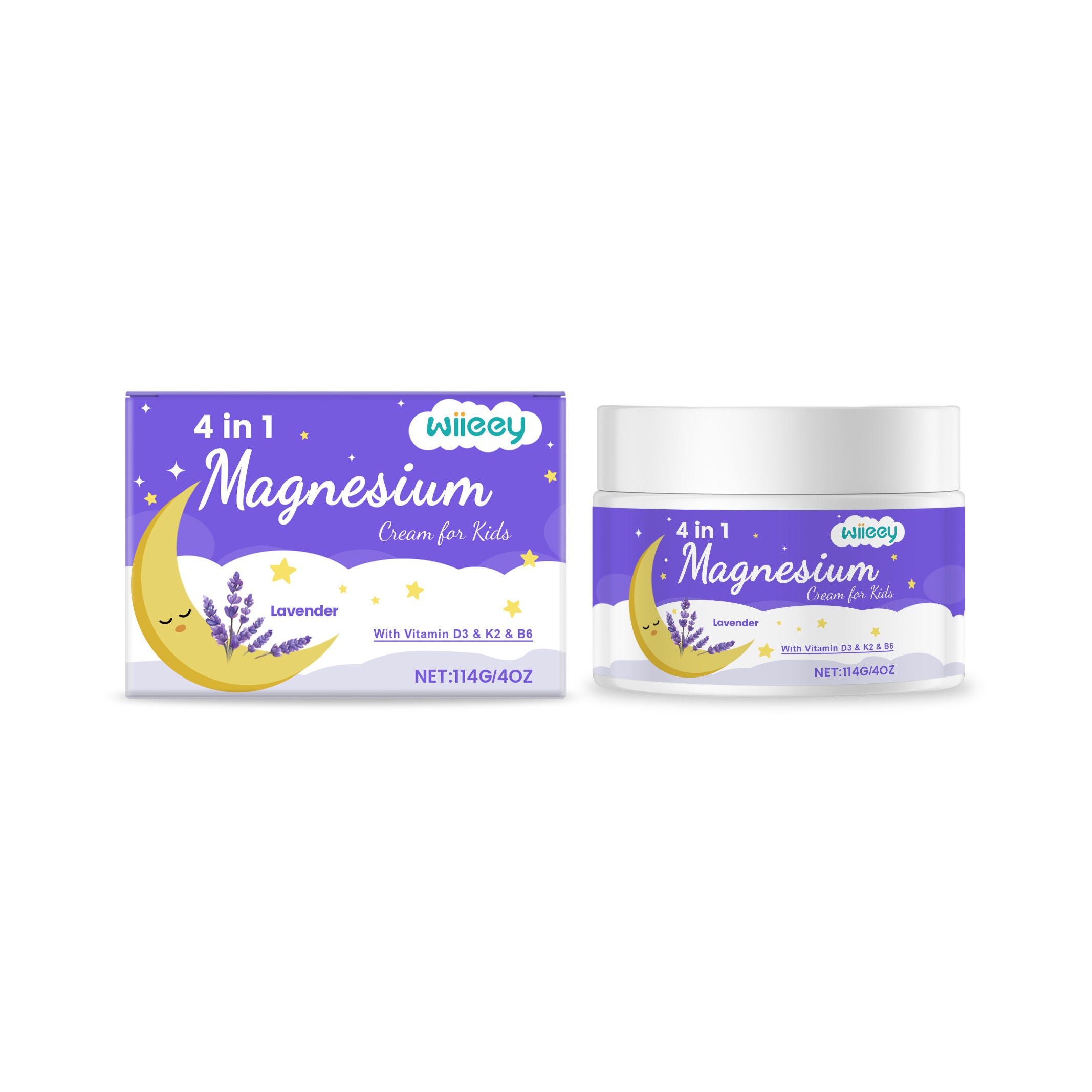 Children's Moisturizing Magnesium Cream, Gentle Relaxing Skin Barrier Support, Natural Hydration ,114g