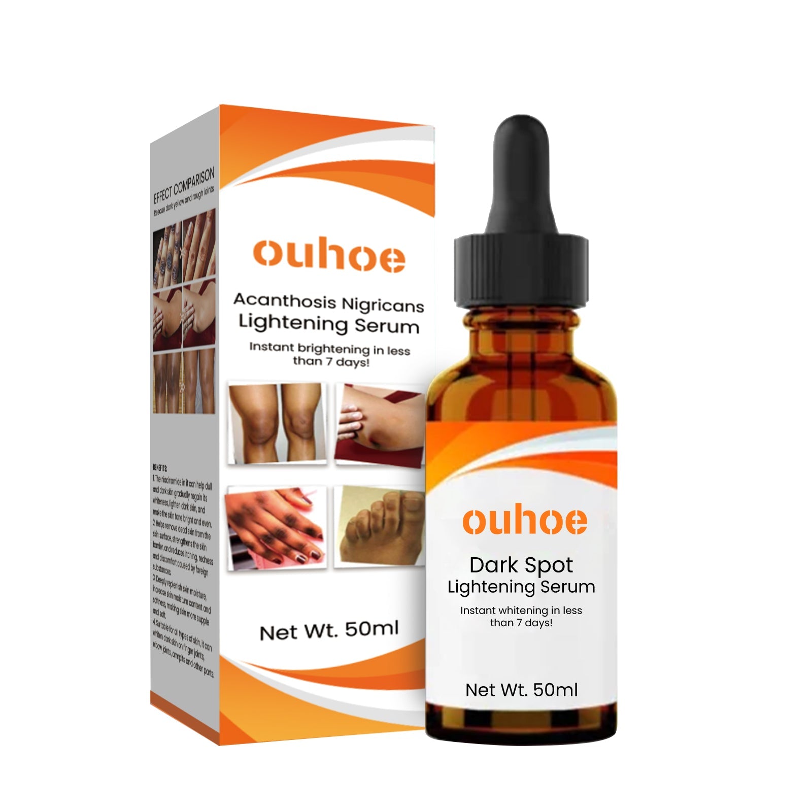 Brightening Skin Lightening Serum, Moisturize and Remove Dark Spots, Youthful Glow ,50ml