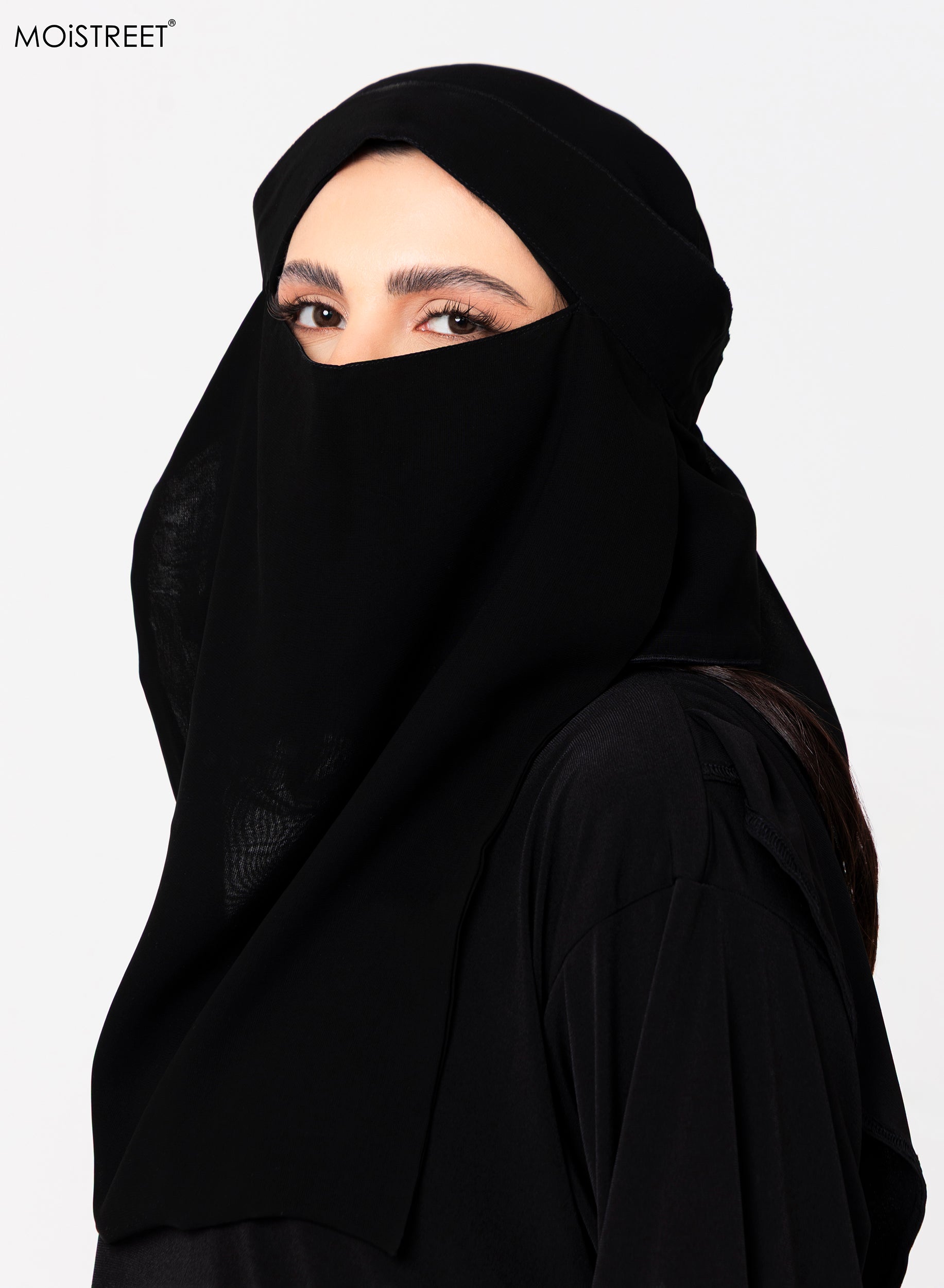 MOiSTREET Niqab Wool Chiffon