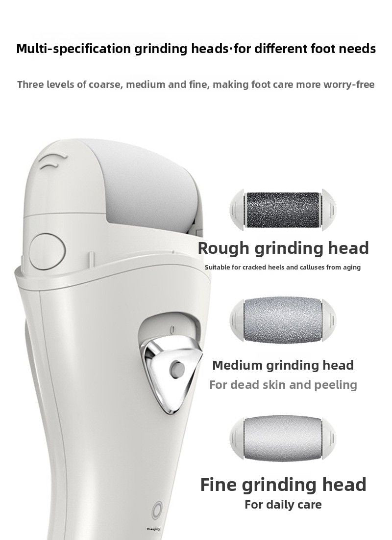 Electric Foot Callus Remover USB with 3 Grinding Heads