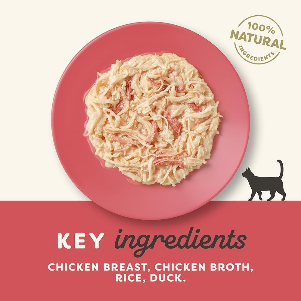 Applaws Chicken Breast with Duck in Broth Wet Cat Food -60g Pot