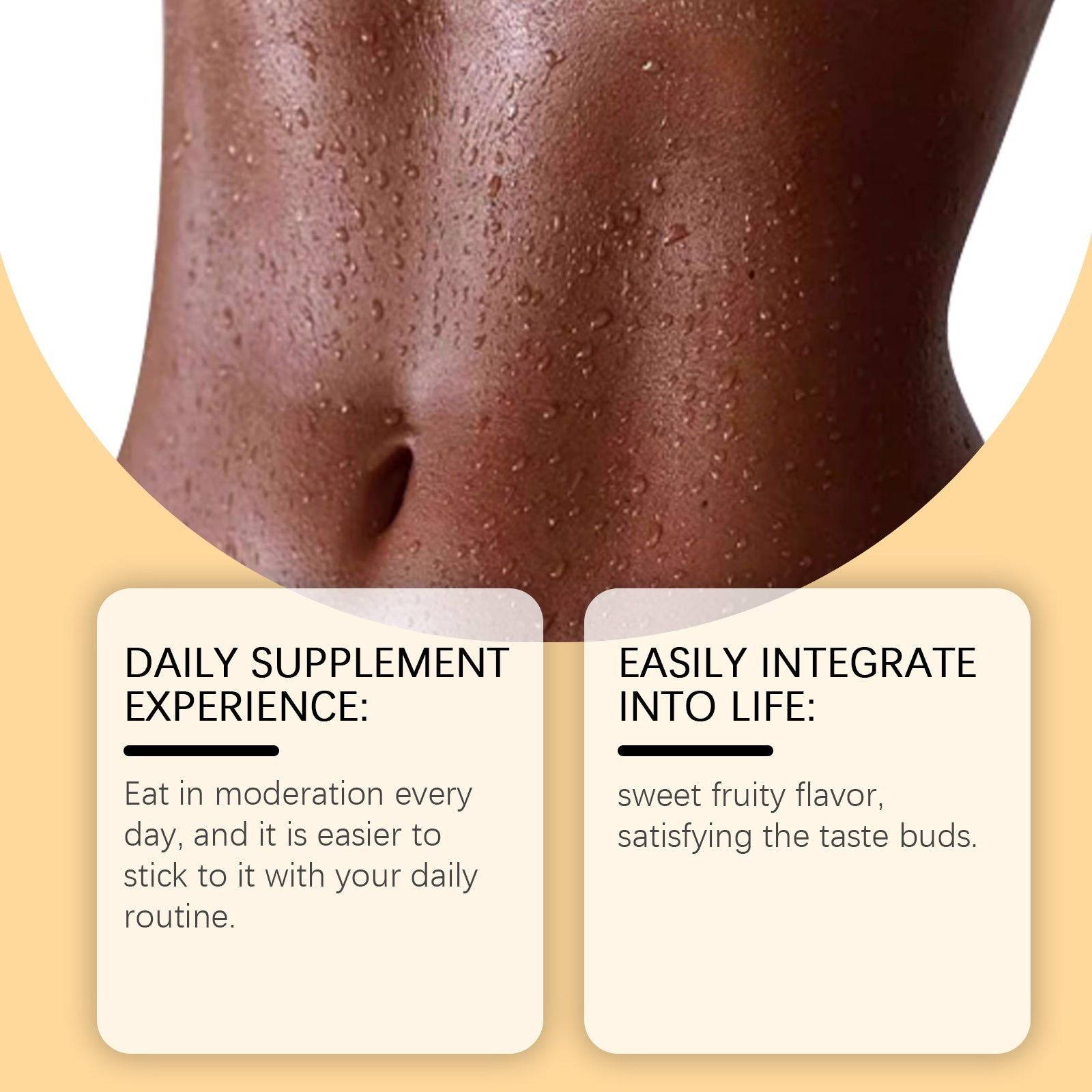 Boost Your Body Care with Tanning Gummies, Vitamin-Infused, Smooth & Refreshing ,60pcs