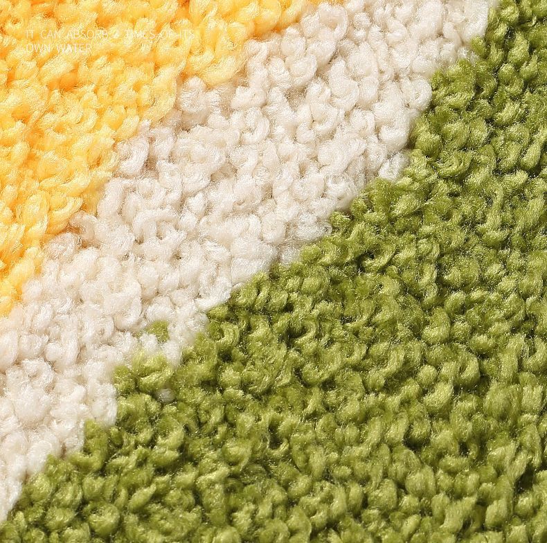 Bathroom Absorbent Carpet Home Rubber Anti-Slip Door Carpet for Entrance Doormat