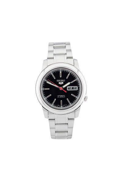 SEIKO 5 watch - GNT AUT SS BLK SNKE53K1