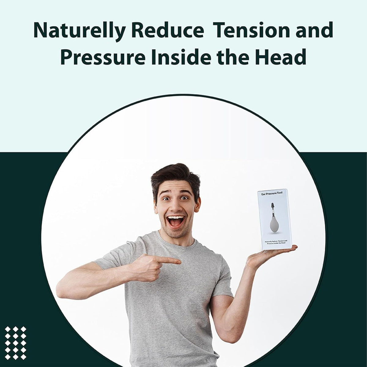Ear Pain Relief Tool Natural Ear Pressure Relief Device Inner Ear Pressure Stimulation