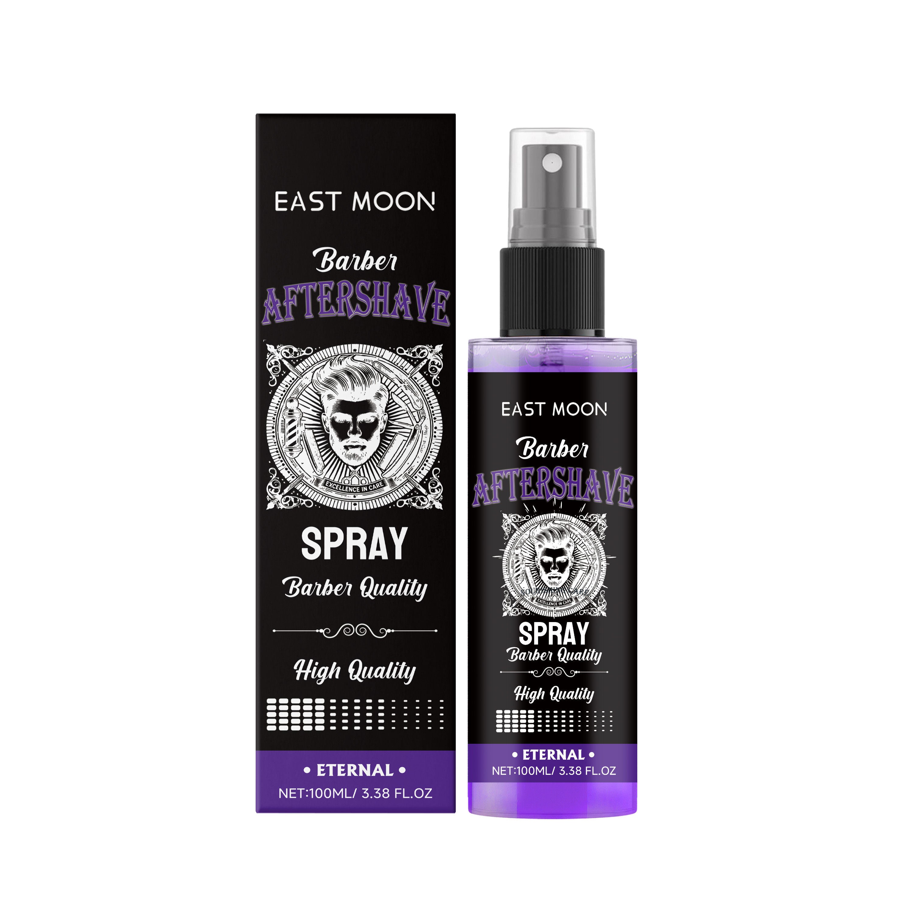 Beard Cleaning Aftershave Spray, Hydrating, Soothing, Refreshing Facial Care ,100ml