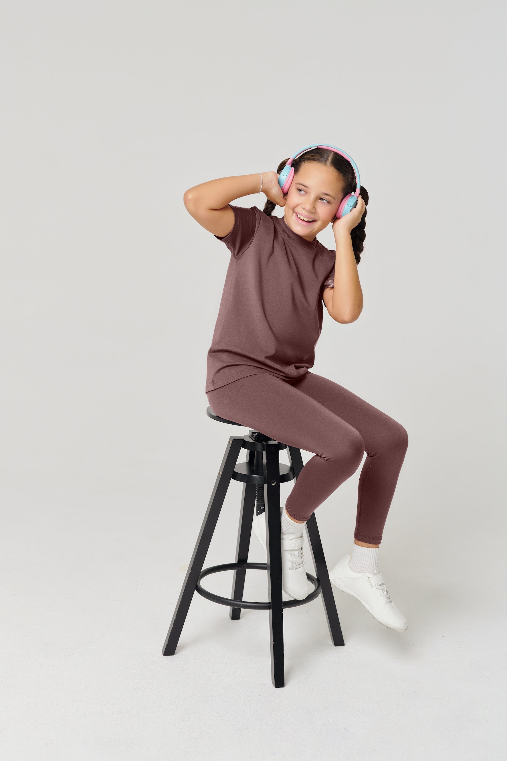 تي شيرت MULU Classic للأطفال (للجنسين) - بني