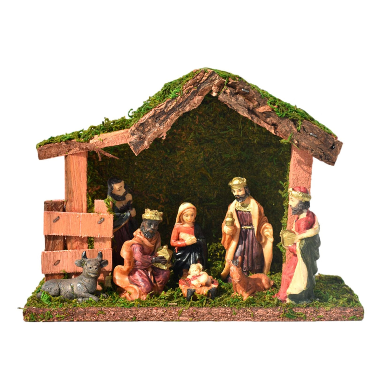 Christmas Nativity Sculpture Jesus Figurine Ornament Xmas Decorations Gift