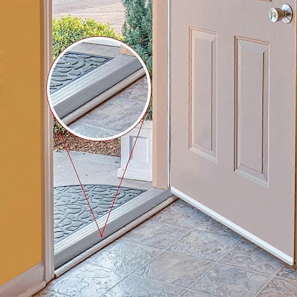 2 Pcs 36 Inch Vinyl Replacement Insert for Adjustable Height Aluminum Thresholds with Seals 1-5/16 X 3/8 Vinyl