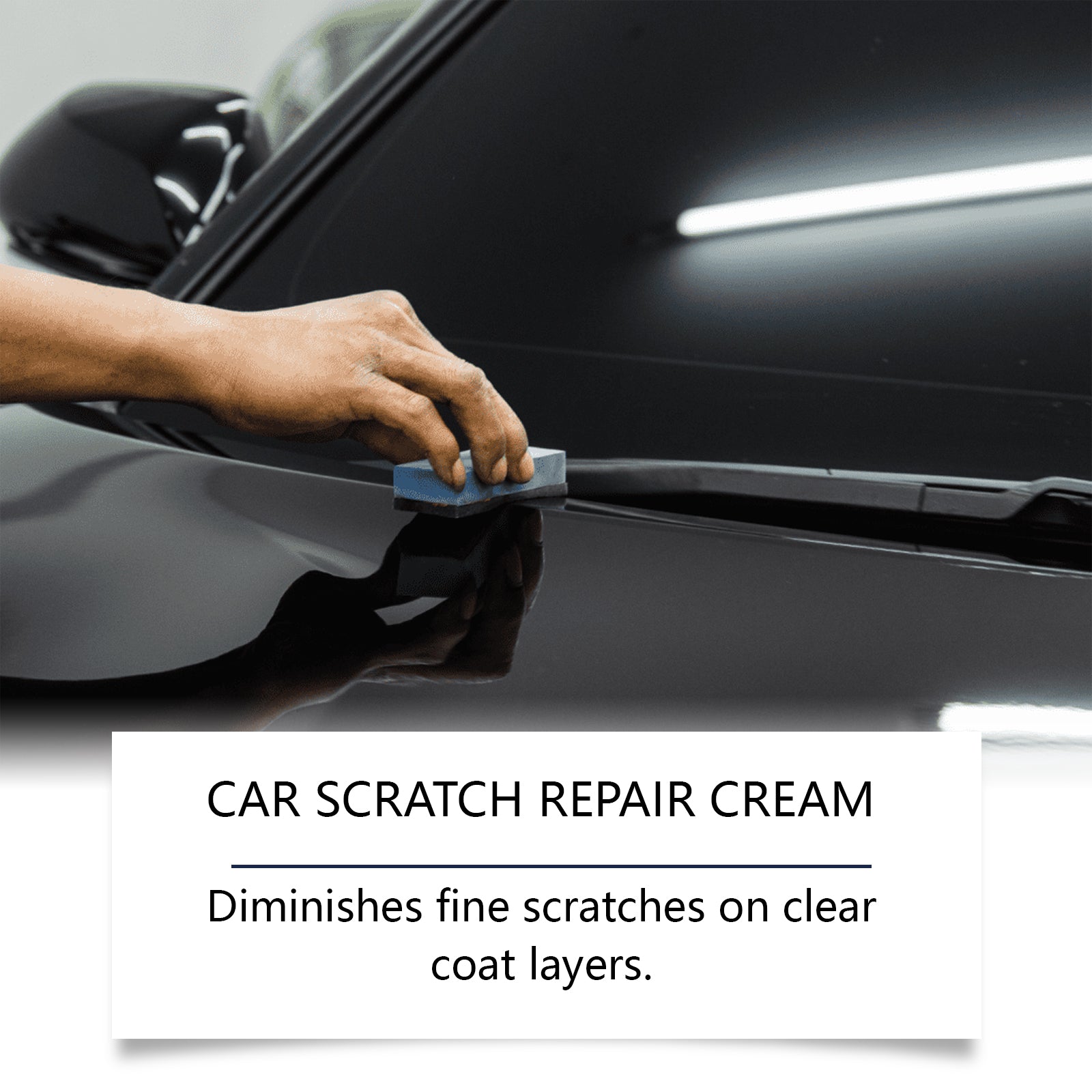 Car Scratch Repair Cream, Polishing Curing, Easy Scratch Removal, Mirror Finish ,1set