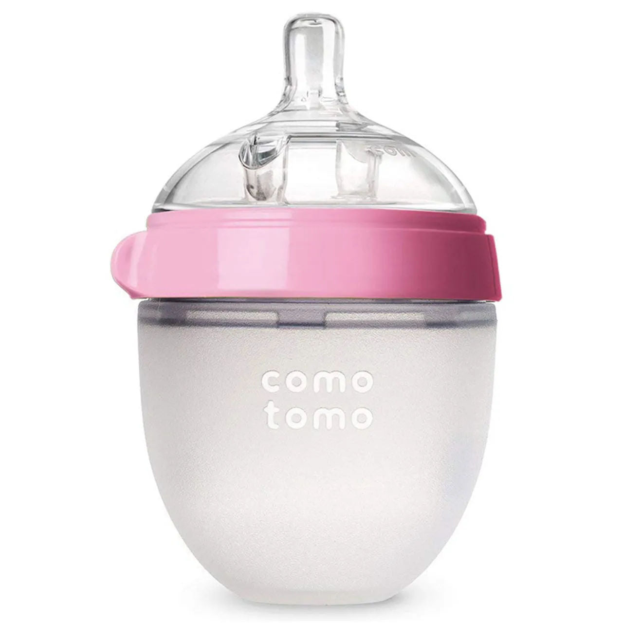 Comotomo - Natural Feel Baby Bottle Single Pack - Pink -150ml
