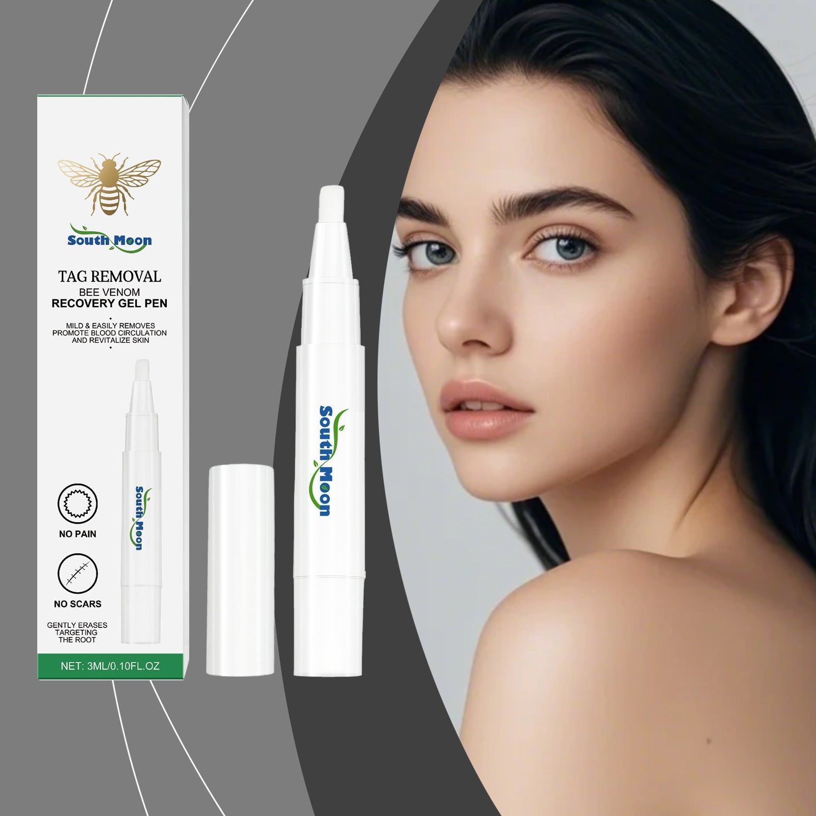 Color-Changing Skin Care Pen, Portable Acne Wart Remover, Gentle Skin Treatment ,30ml