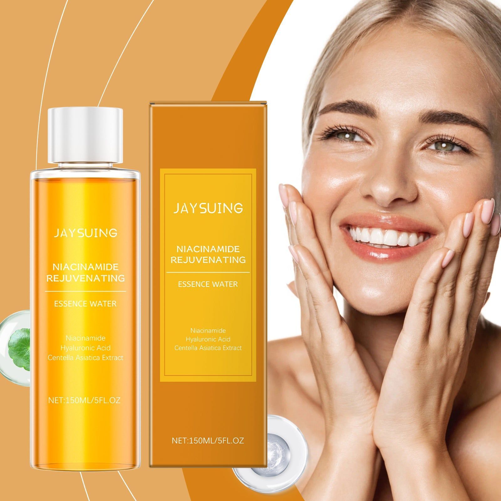 Brightening Niacinamide Toner for Glowing Skin, Hydrating, Oil Control, Soothes Redness ,150ml