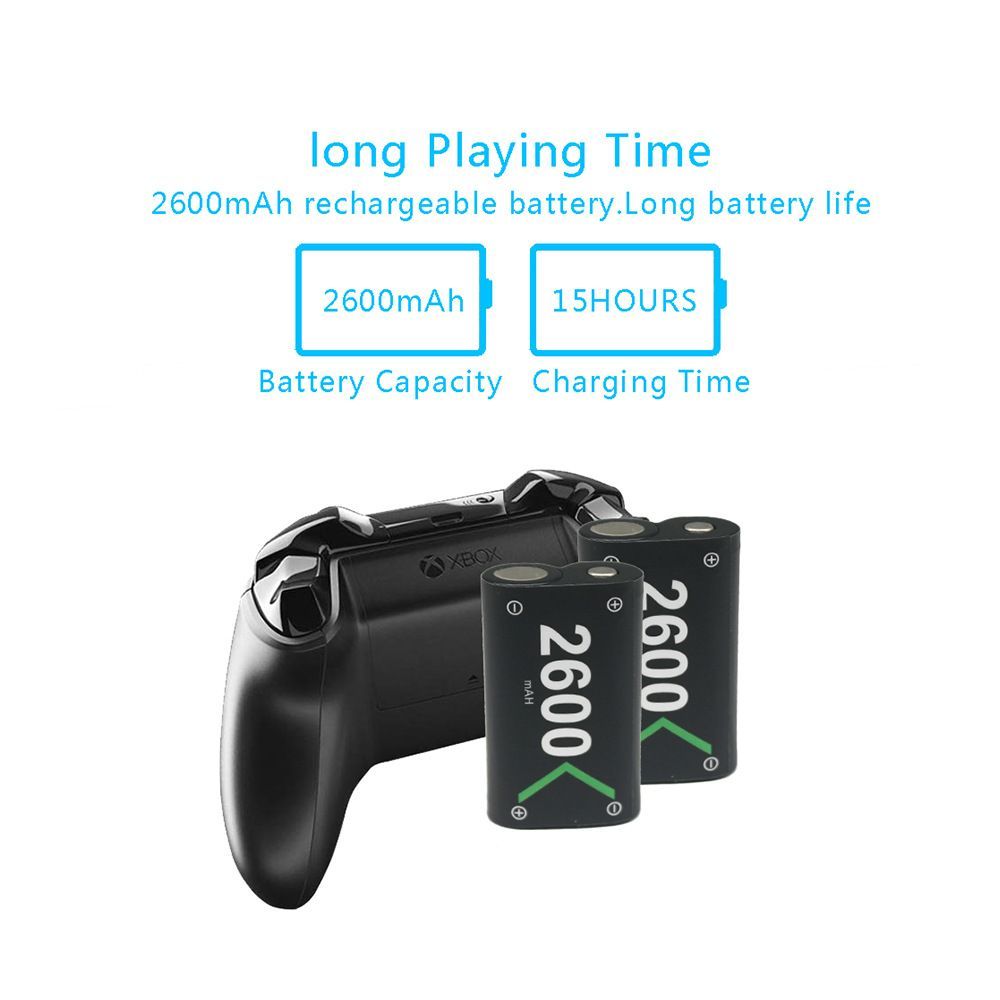 Charging Dock Station Xbox1 Controller Charger Rechargeable Battery Accessories