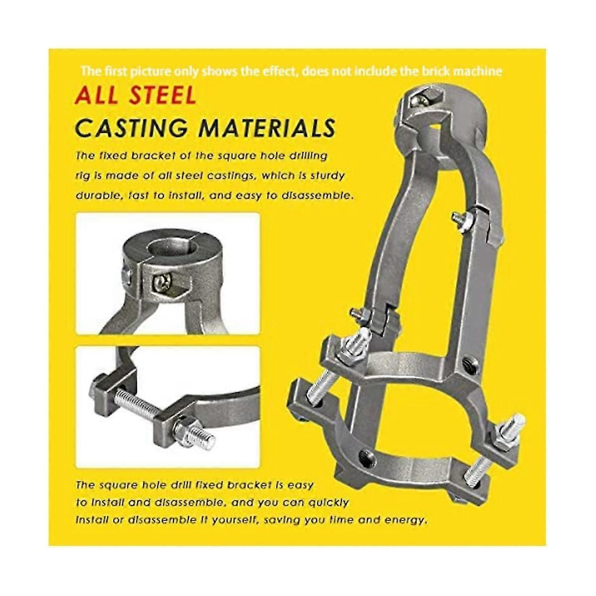 Square Hole Drill Bit Adapter For Installation And Disassembly -mortising Attachment For Drill Pres