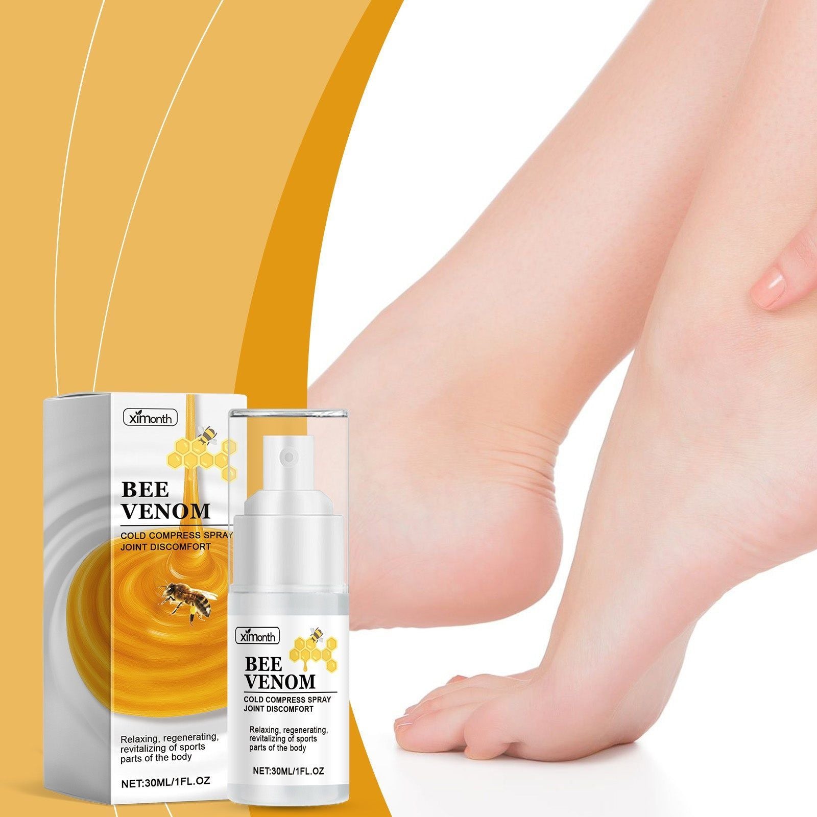 Bee Venom Joint Care Spray, Fast Relief, Deep Tissue Pain, Anti-Inflammatory ,30ml