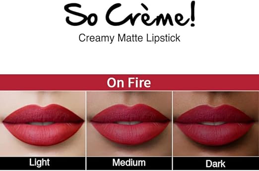 Nykaa So Creme! Creamy Matte Lipstick  On Fire