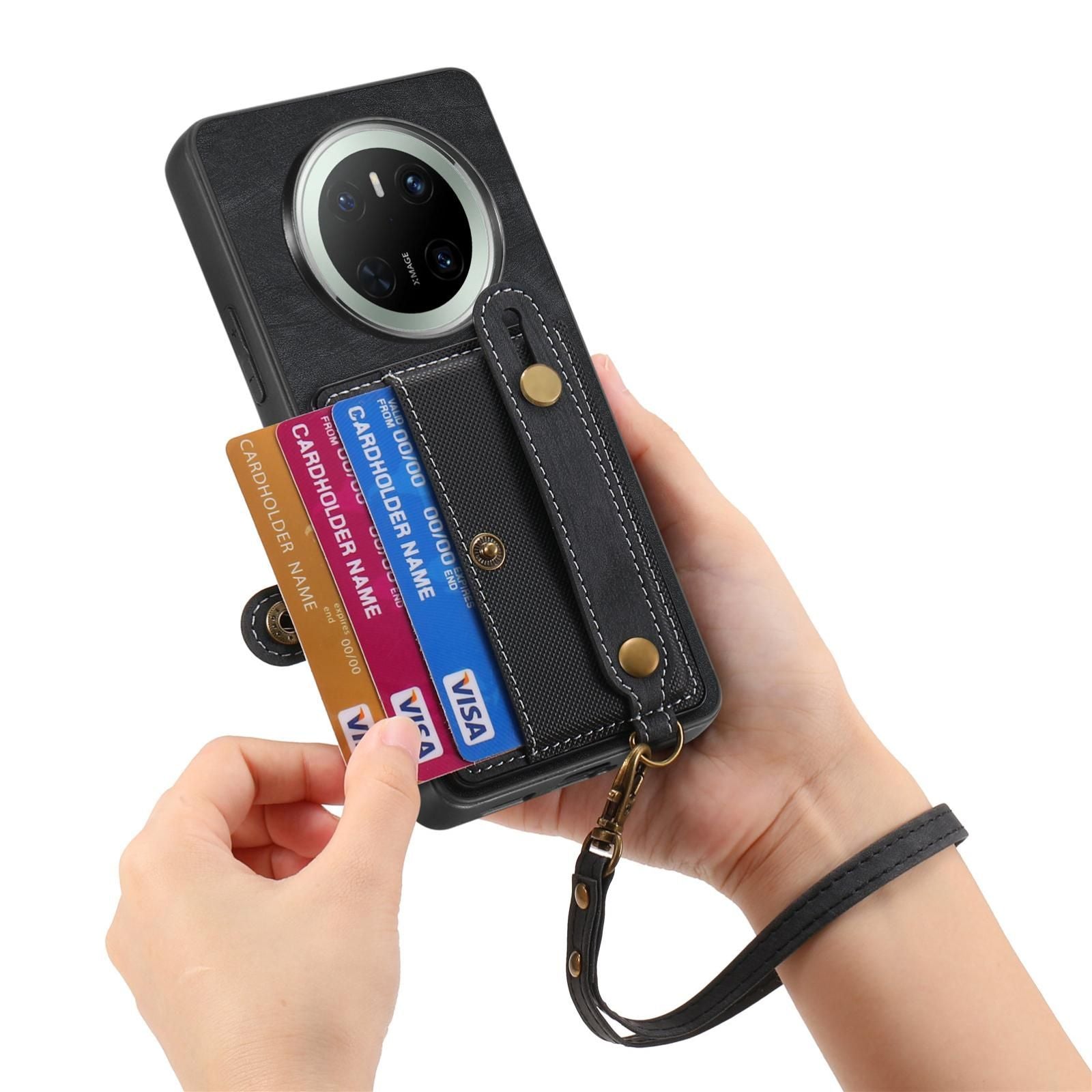 Retro Card Wallet Case For Huawei Mate 70 Pro