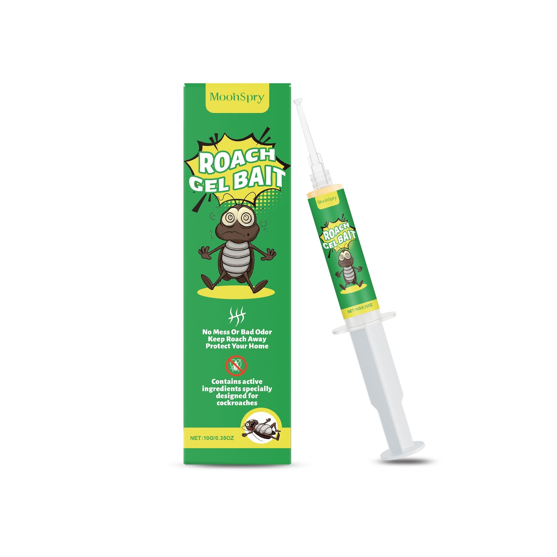 Effective Cockroach Bait Gel, Fast-Acting, Pest Control for Home and Office ,10g