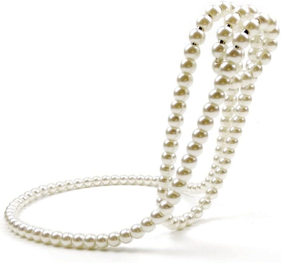 Pearl Necklace Shaped Floating Wine Bottle Holder Creative Metal Chain Wine Rack