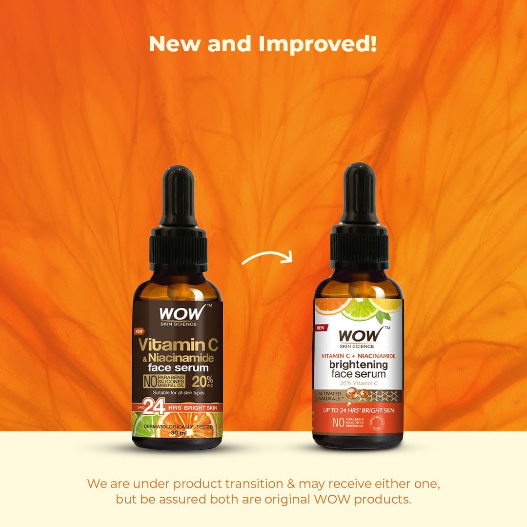 واو سكين ساينس سيروم تفتيح الوجه بفيتامين C 20٪ 30 مل | عبوة من 2