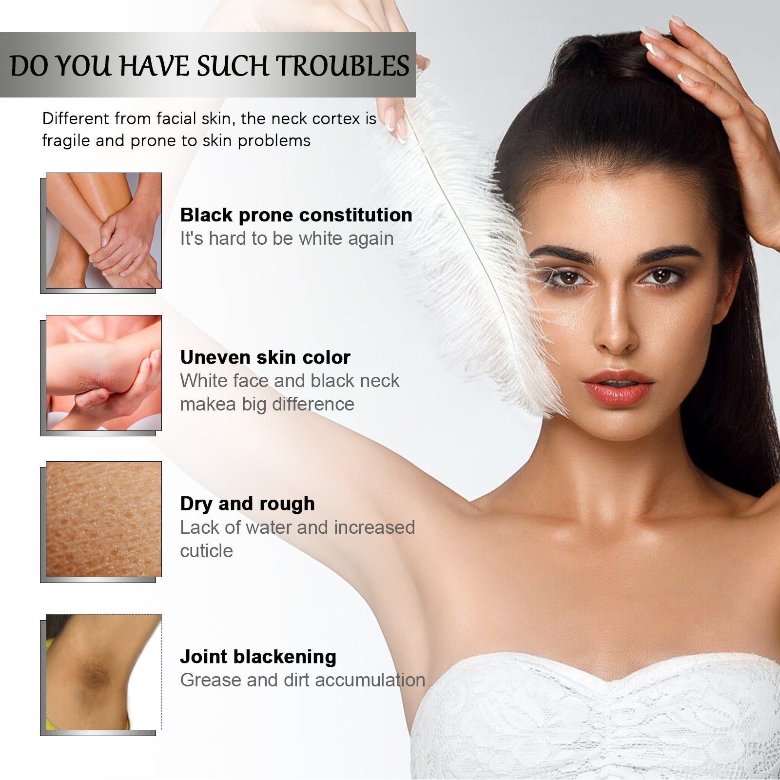Brightening and Rejuvenating Body Lotion for Darker Areas, Moisturizes and Repairs Skin ,120ml