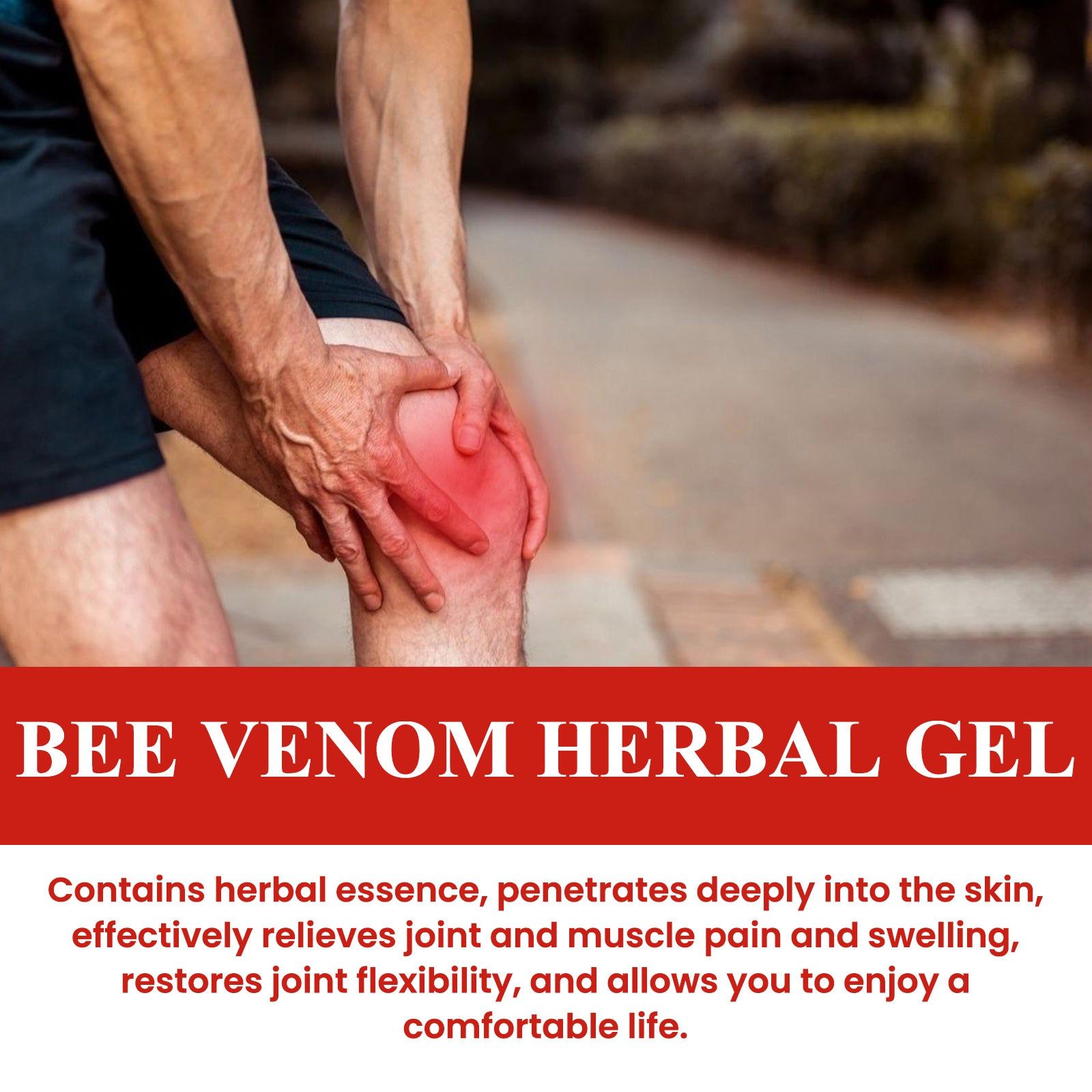 Bee Venom Joint Pain Relief Cream, Natural Body Care for Flexibility and Comfort ,60g