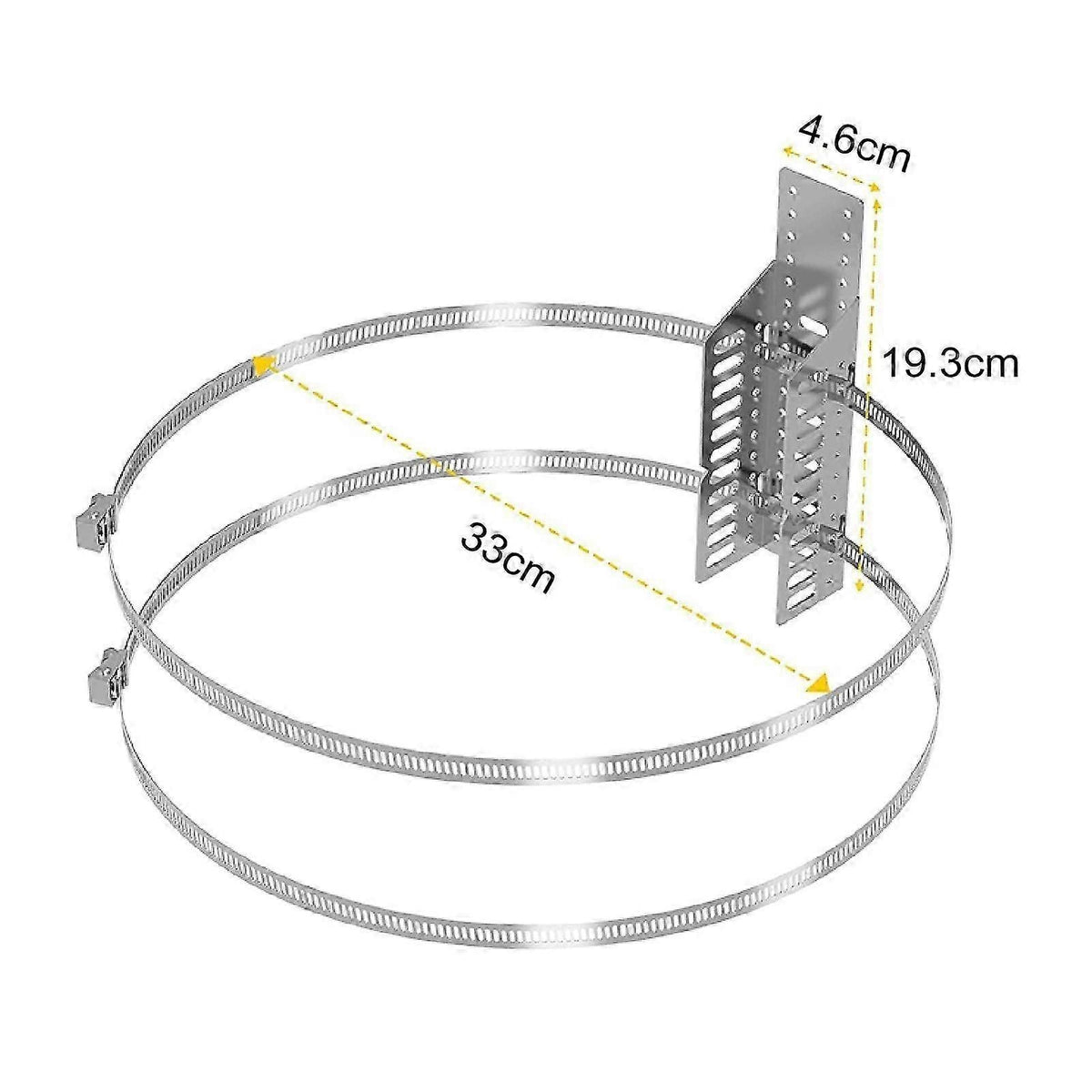 Expansion Tank Mounting Bracket Rustproof Corrosion Resistant Easy To Install Heavy Duty Thermal Expansion Tank Holder