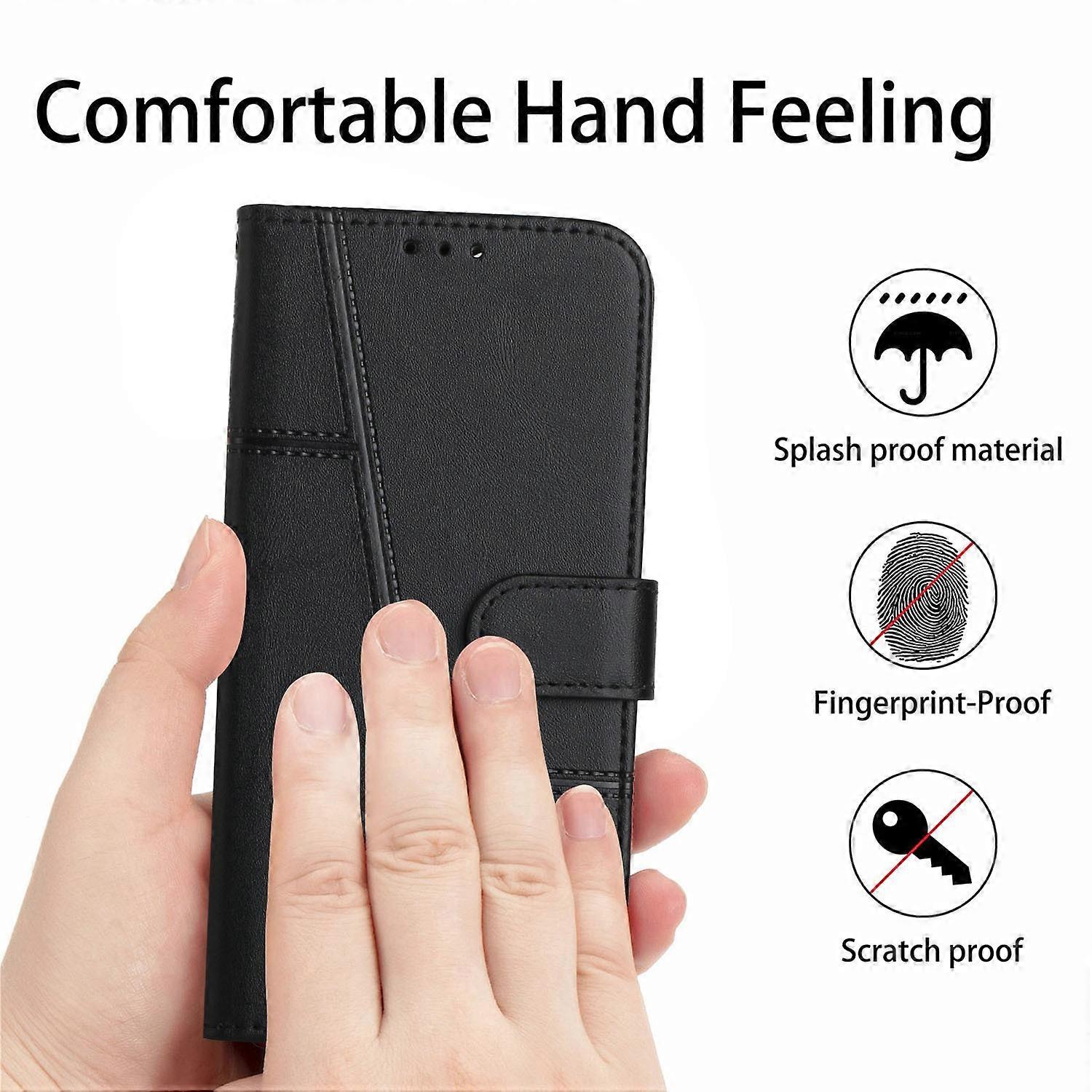Protective Leather Phone Flip Cover For Motorola Edge 50 5G